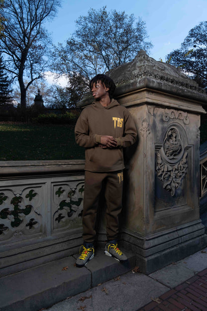 OLIVE GREEN TBS PULLOVER SWEATSUIT