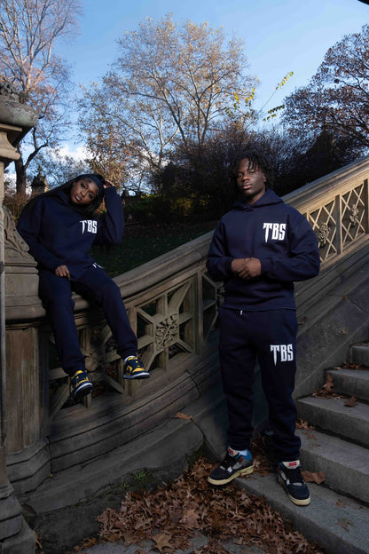 NAVY BLUE TBS PULLOVER SWEATSUIT